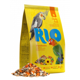 Пълноценна, ежедневна храна за папагали RIO с елда, сушена червена боровинка, слънчогледово семе